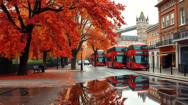 autumn leaves blanket streets