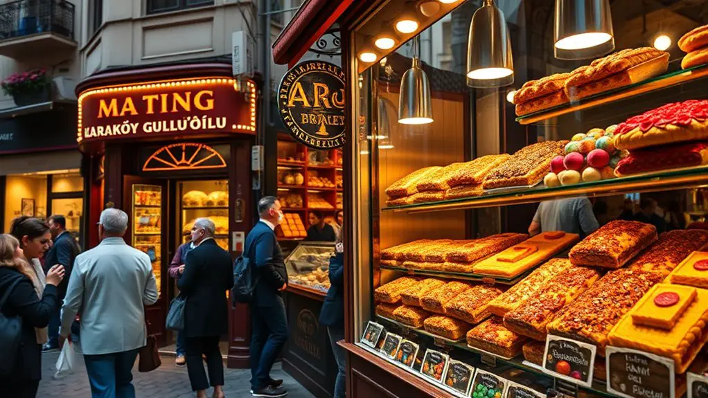 baklava and turkish pastries