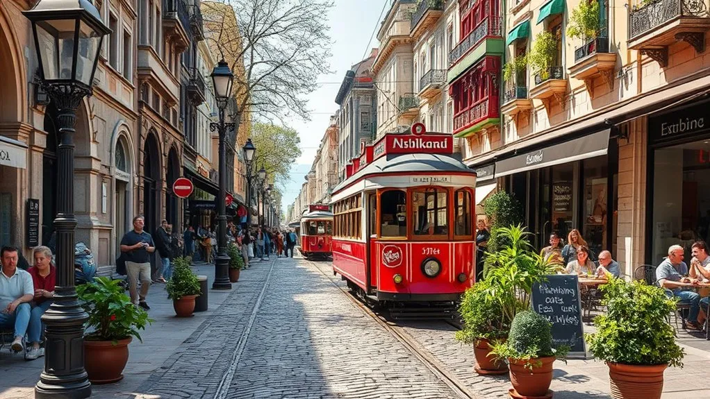 The Ultimate Self-Guided Beyoglu Walking Tour Shops, cafés, and pedestrians along İstiklal Avenue in Beyoğlu, Istanbul