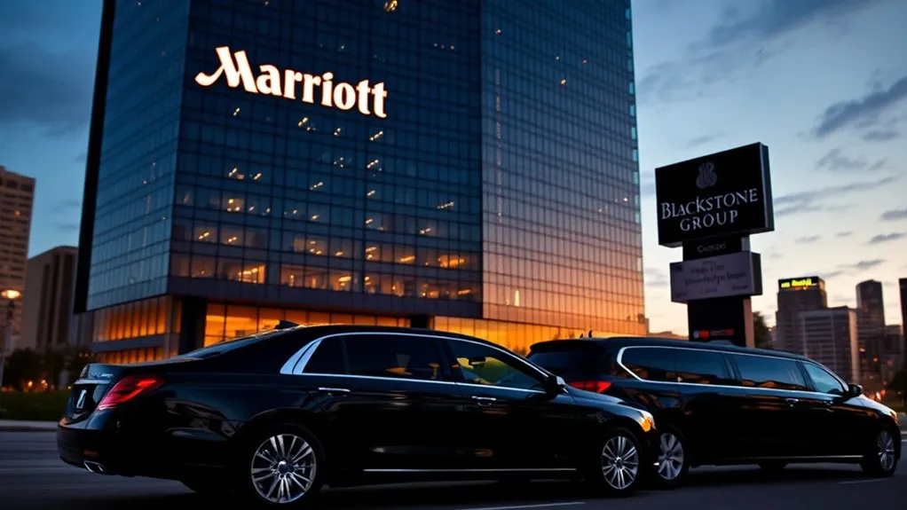 Blackstone hotel real estate investment and Marriott management distinction