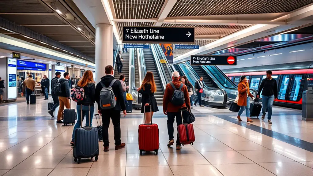 boarding the elizabeth line