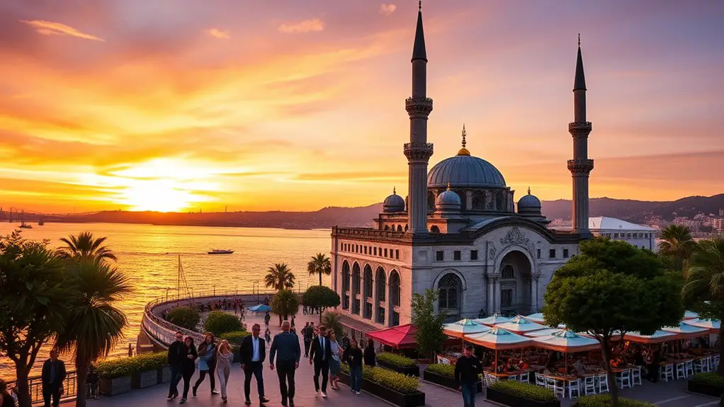bosphorus view vibrant nightlife