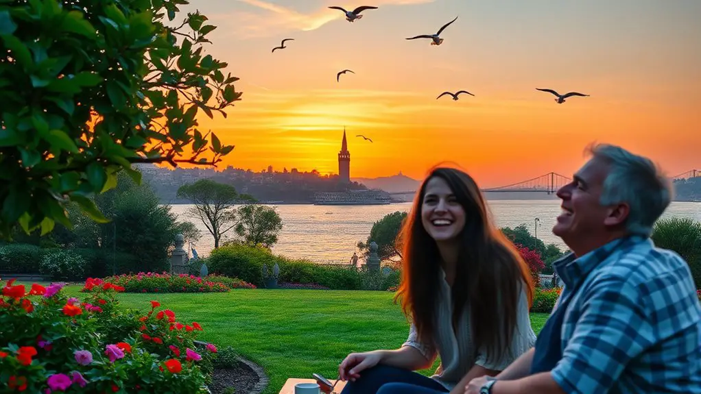 breathtaking bosphorus sunset views