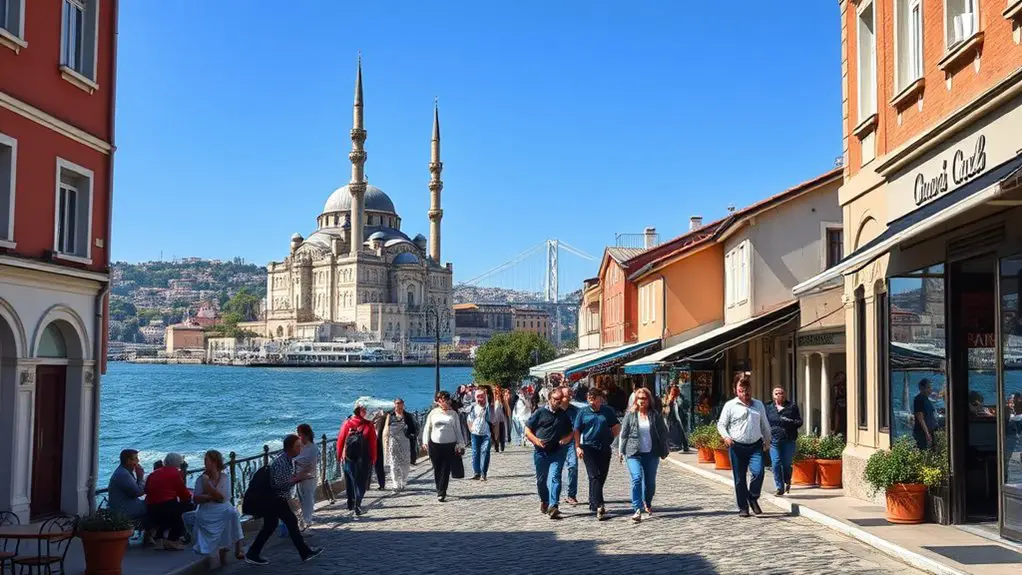 breathtaking bosphorus waterfront stroll