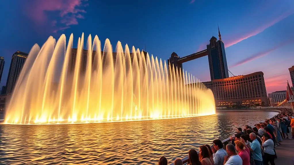 breathtaking fountain dance spectacle