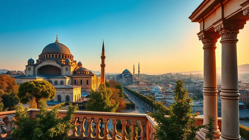 breathtaking sunset cityscape views