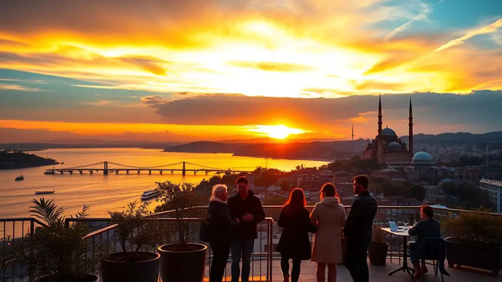 breathtaking sunset views istanbul
