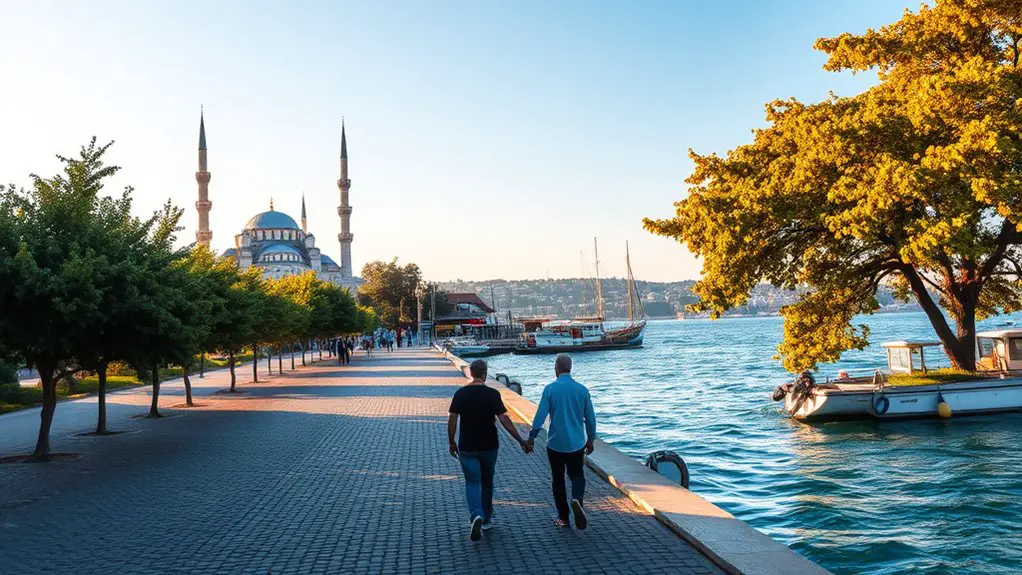 breathtaking waterfront scenic strolls