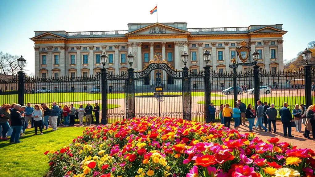 buckingham palace peak visits