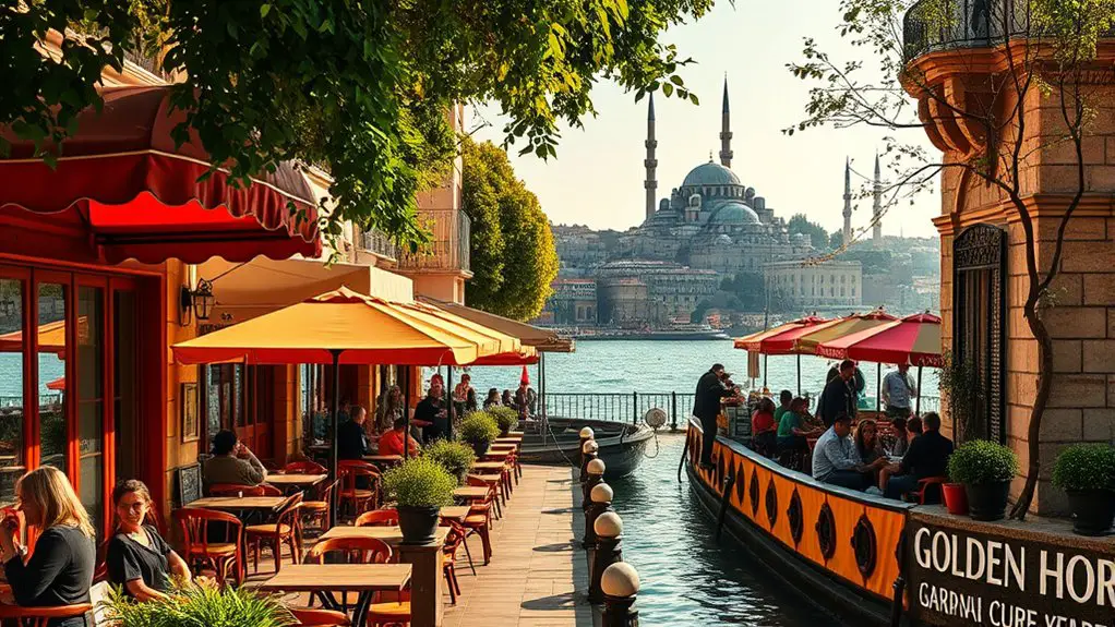 cafes located in golden horn