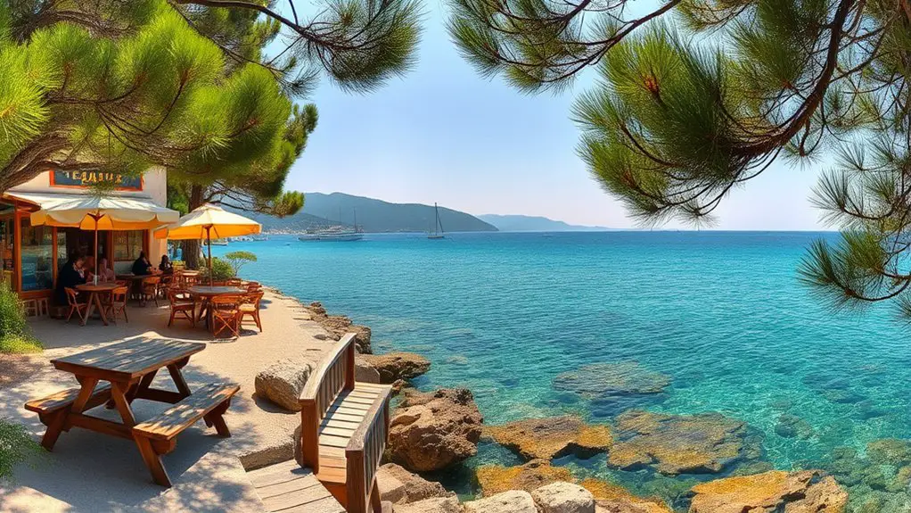 cafes with scenic sea views