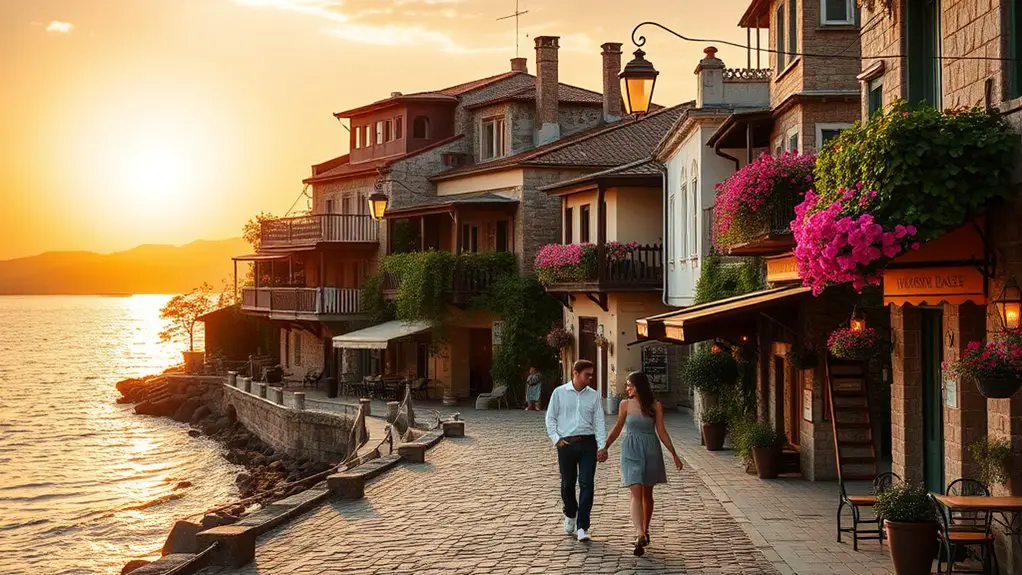 charming historic village stroll