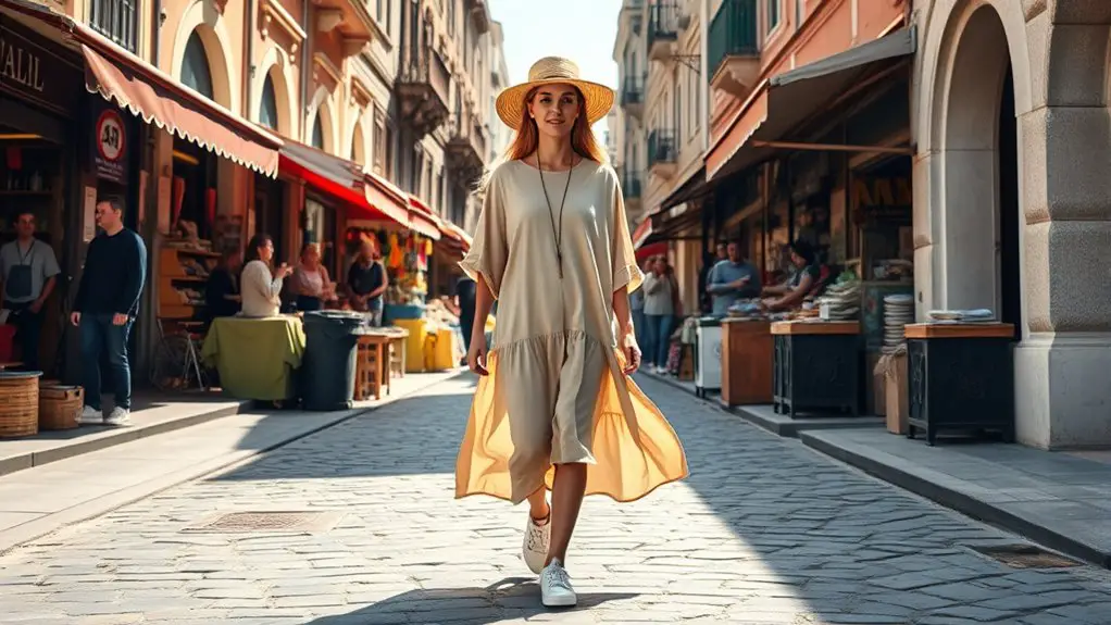 comfortable modest layered clothing