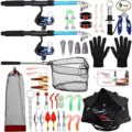 compact and portable fishing rod