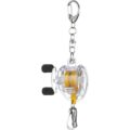 compact fishing reel keychain