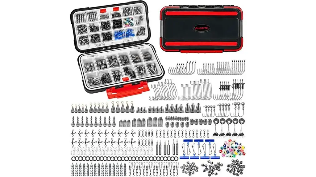 comprehensive fishing tackle kit