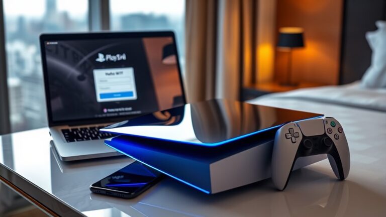 connecting ps5 to hotel wifi