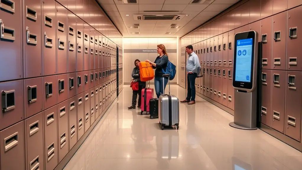 convenient airport luggage storage