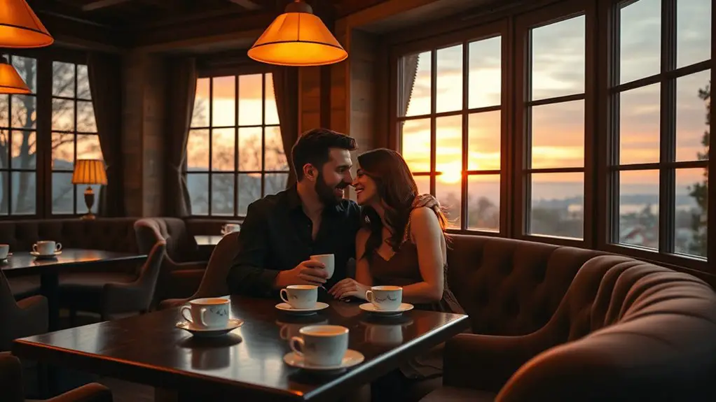 cozy caf s for romance