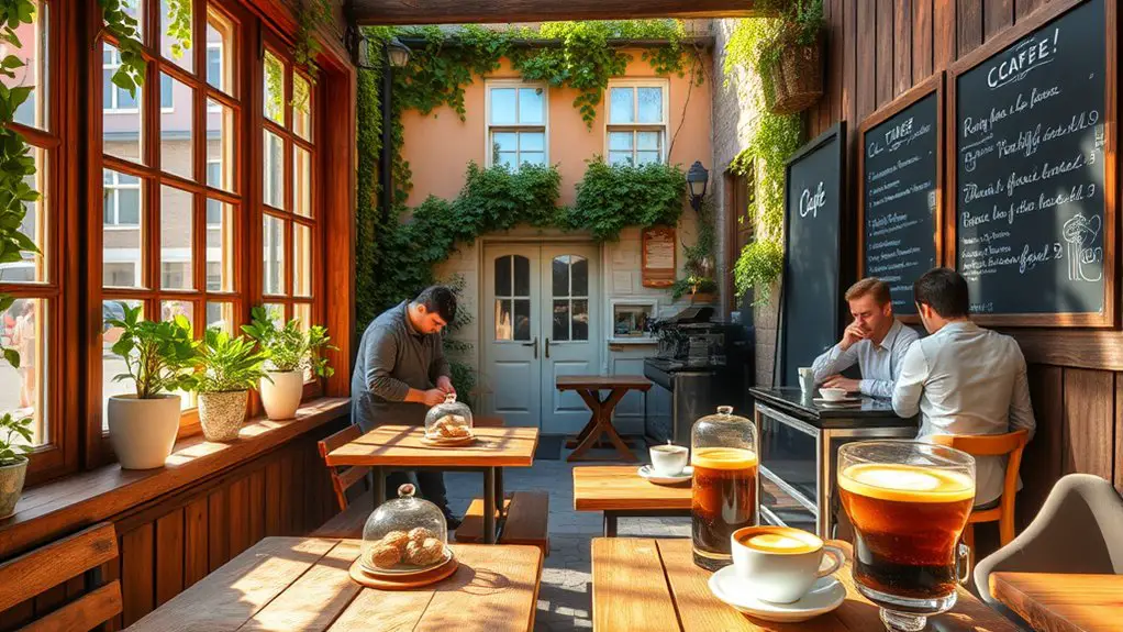 cozy cafes local delights