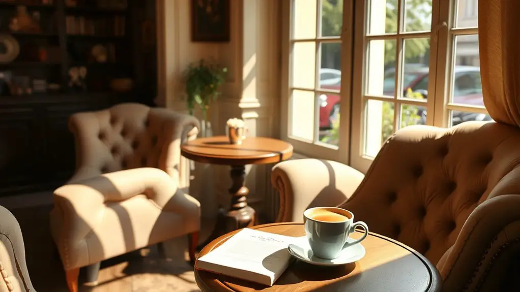 cozy cafes with warm ambiance