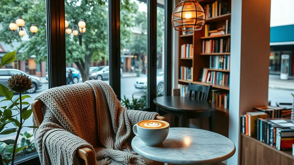 cozy reading spots abound