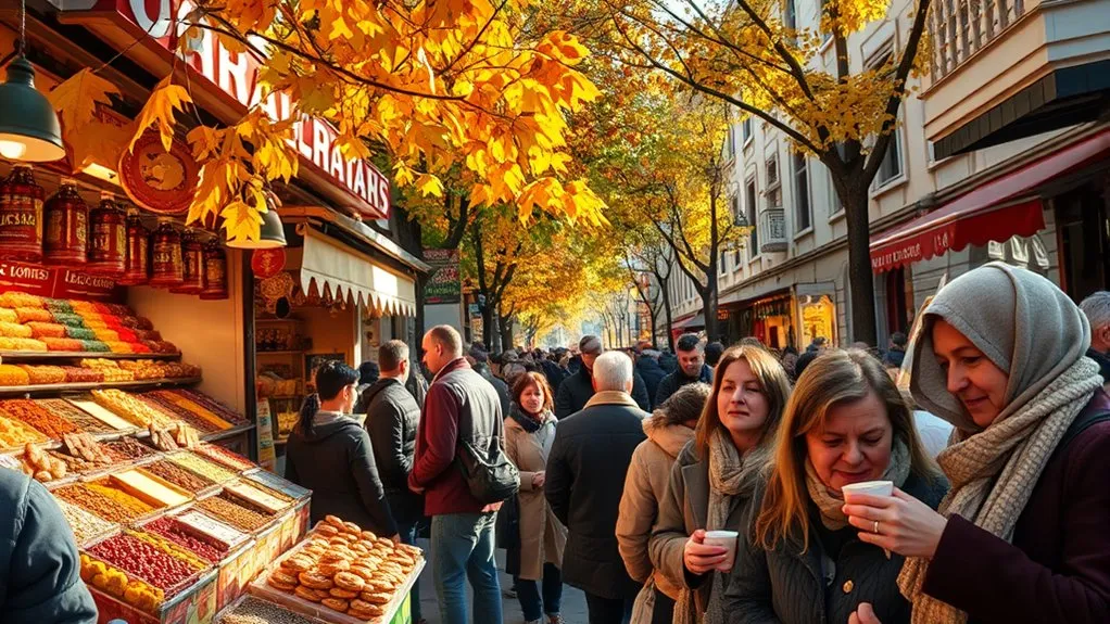 Autumn street food and tasting experiences in Istanbul