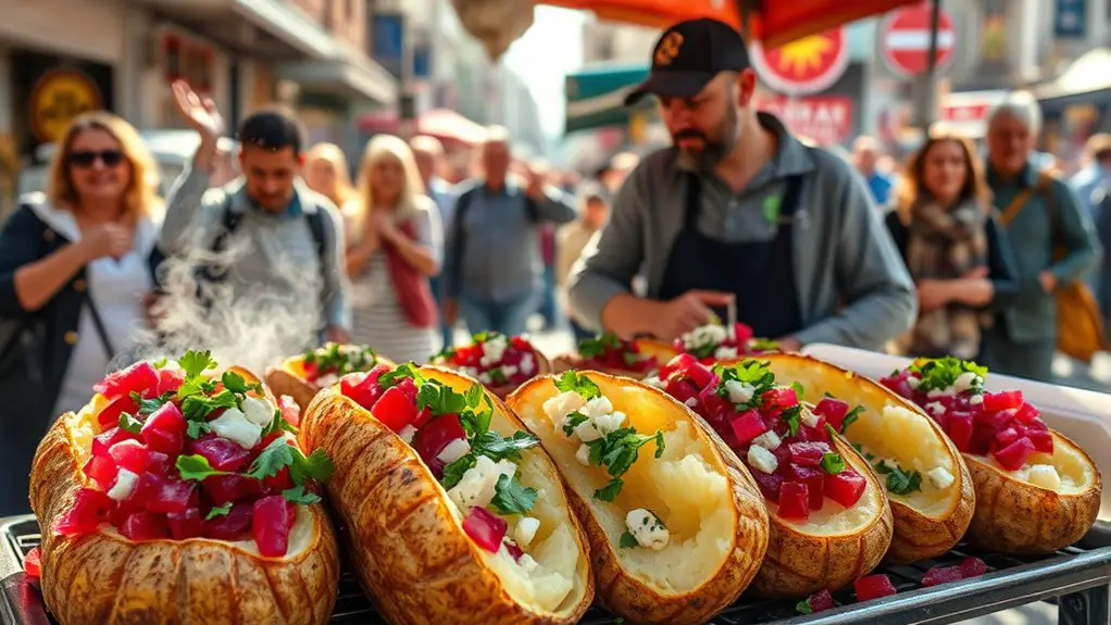 delicious customizable baked potatoes