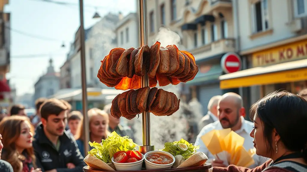 delicious rotating kebab experience