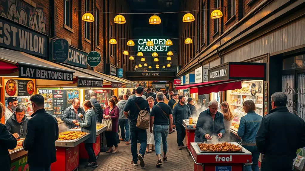 diverse culinary street food