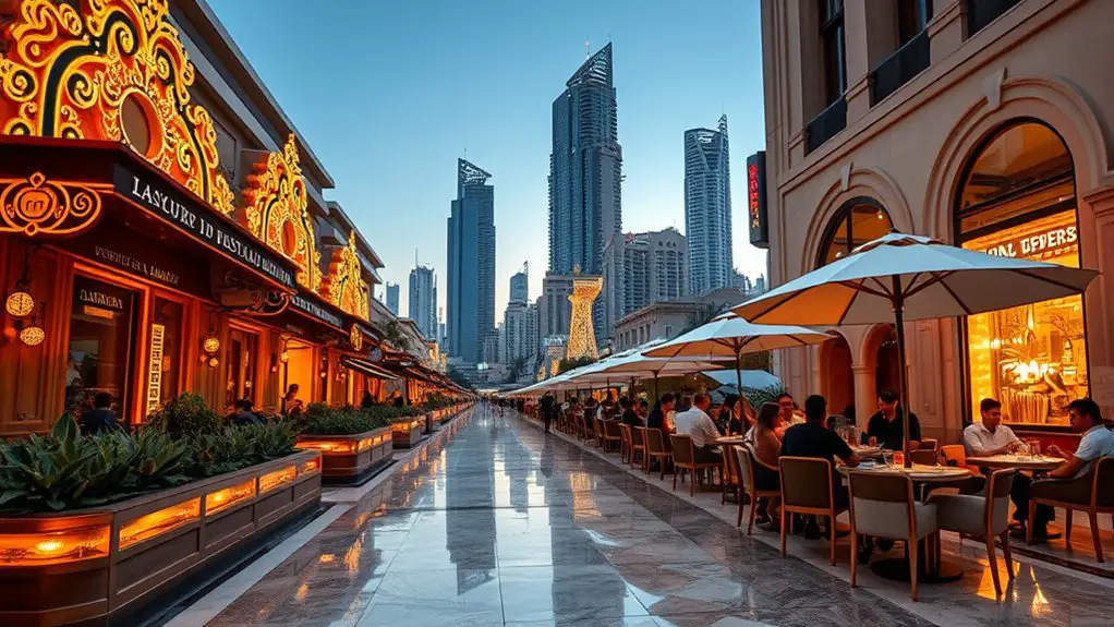 diverse dining options available
