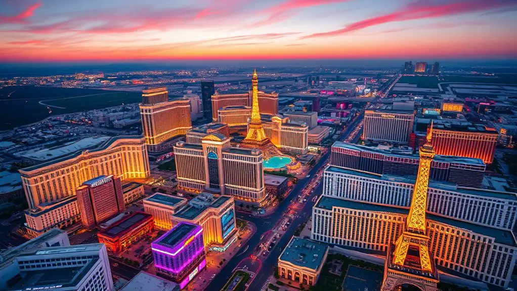 diverse hotels enhance las vegas