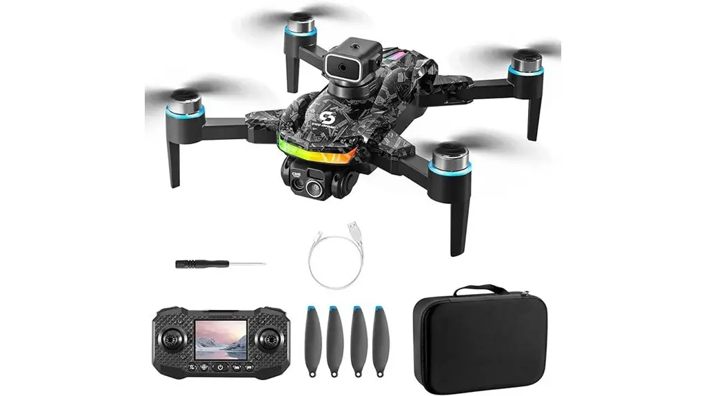 drone with screen review