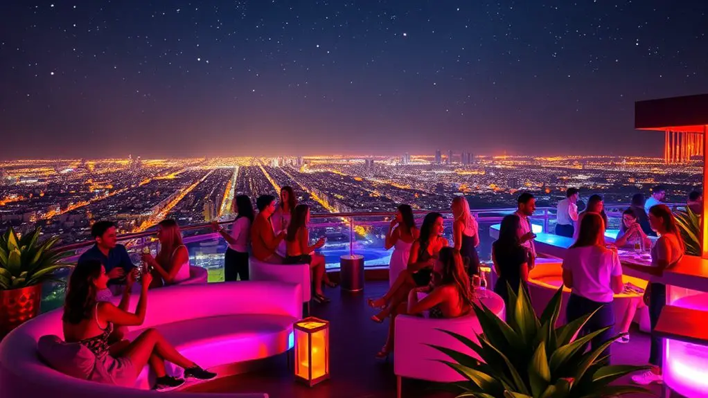 elevated nightlife with views