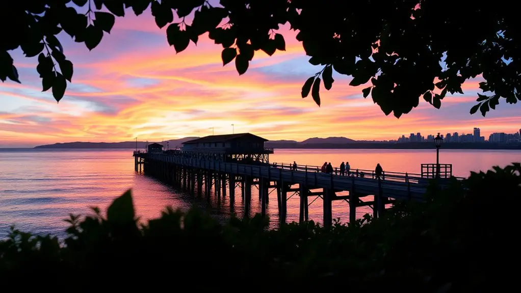 enchanting coastal sunset views