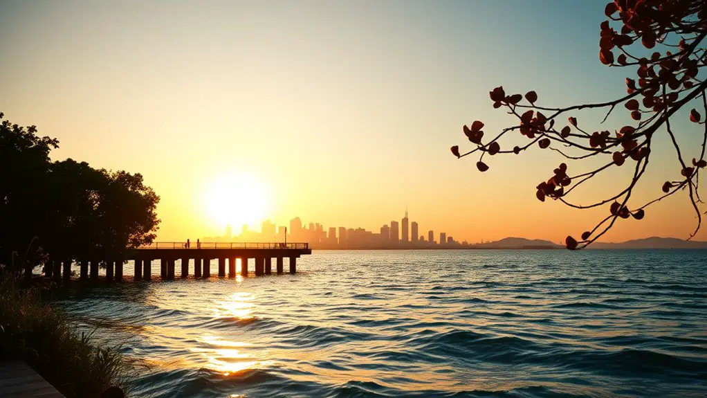 enchanting waterfront activity hub