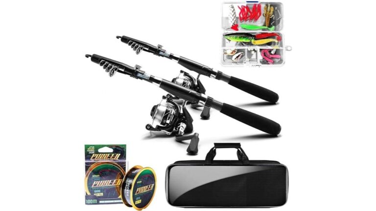 fishing pole and reel