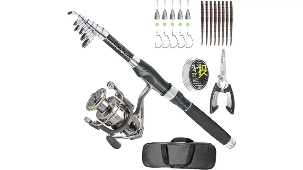 fishing rod and reel