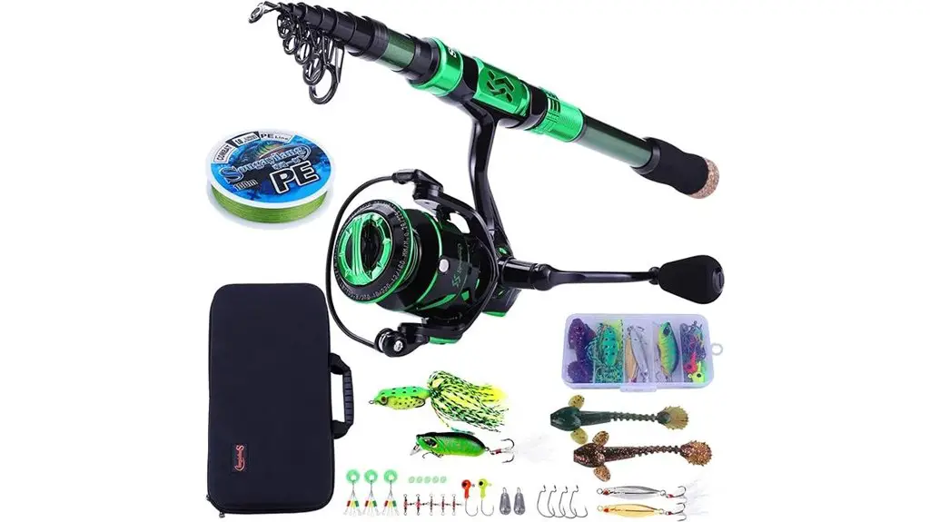 fishing rod and reel