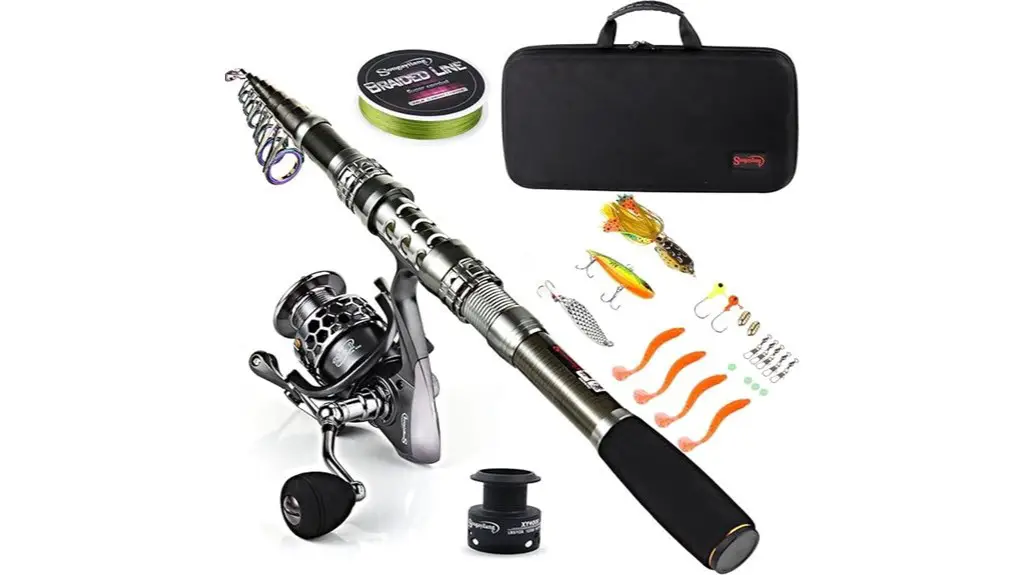fishing rod and reel