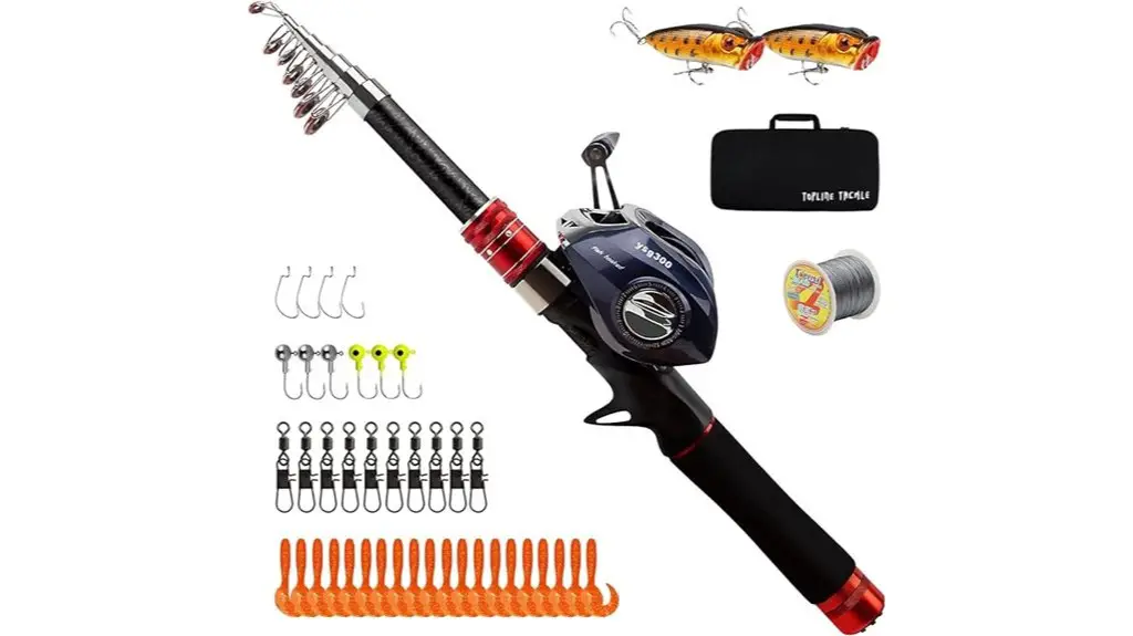 fishing rod and reel