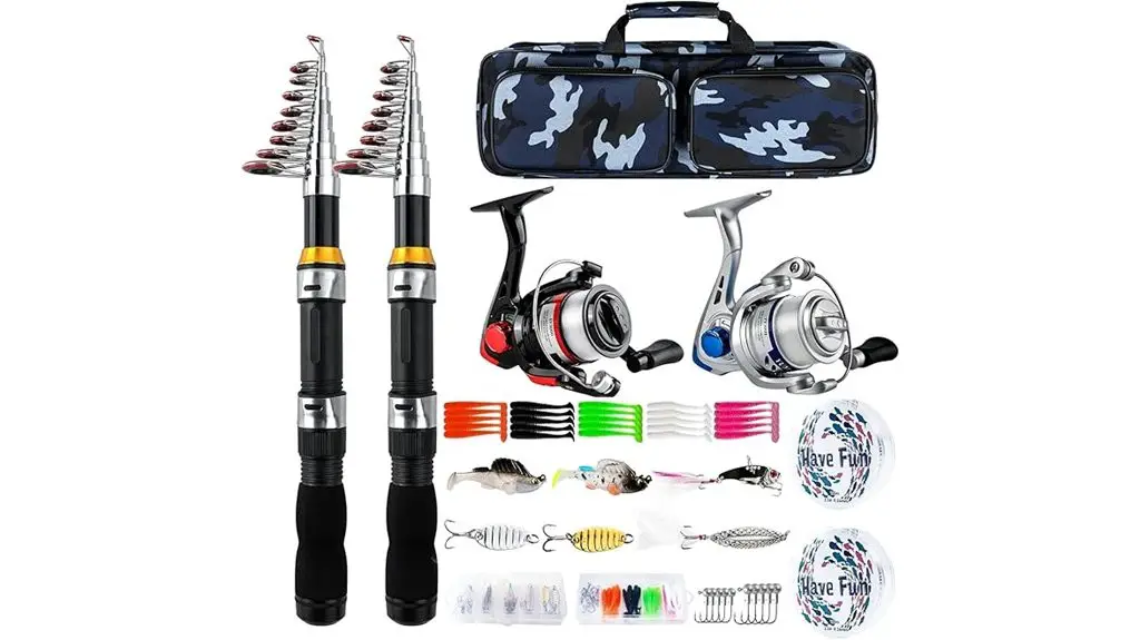 fishing rod and reel
