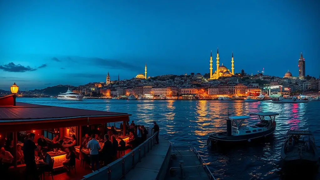 golden horn evening scene