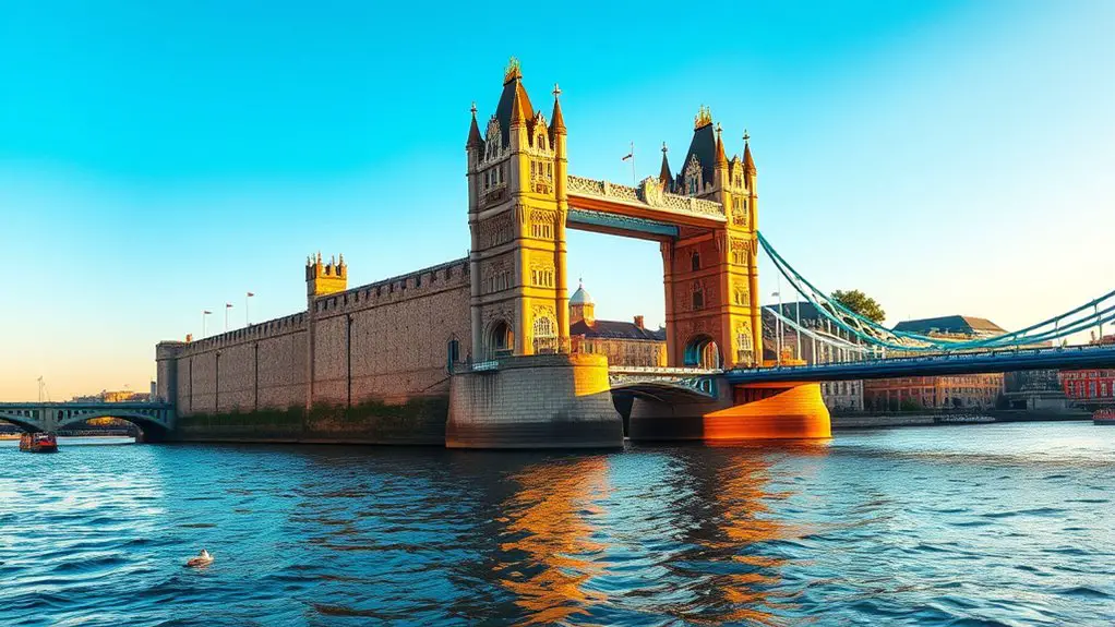historic fortress and bridge