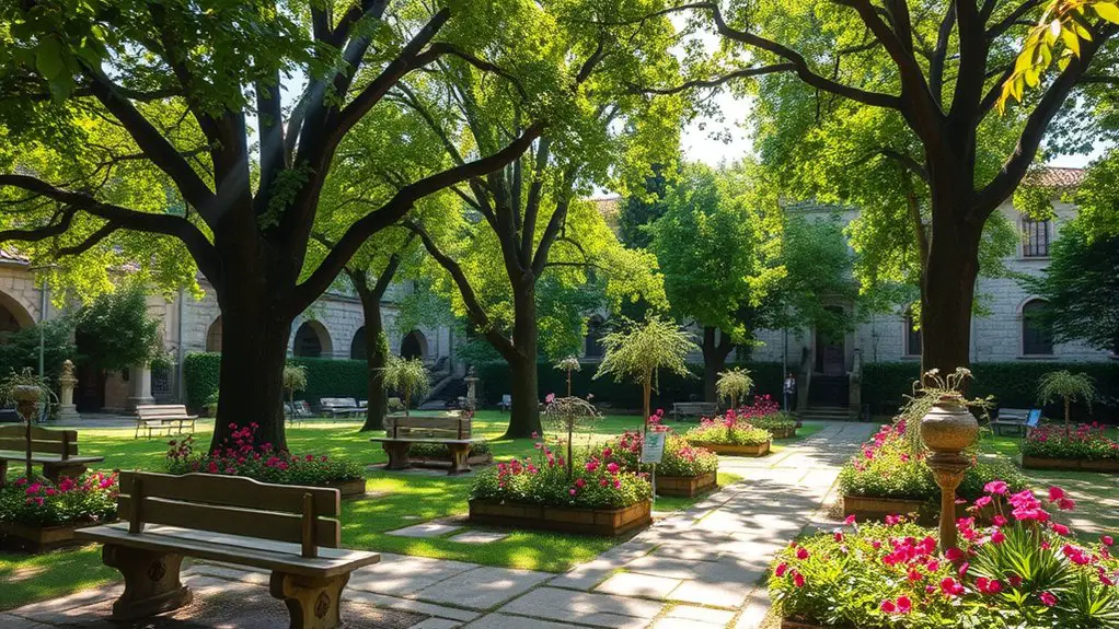 historic gardens for reflection