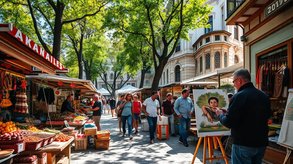 historic streets vibrant markets