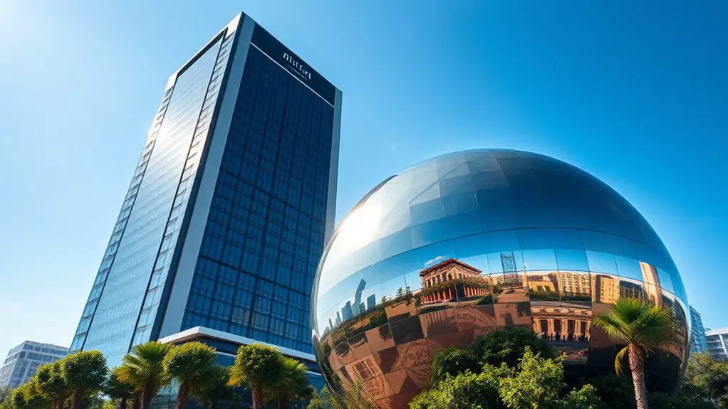 hotel proximity to sphere