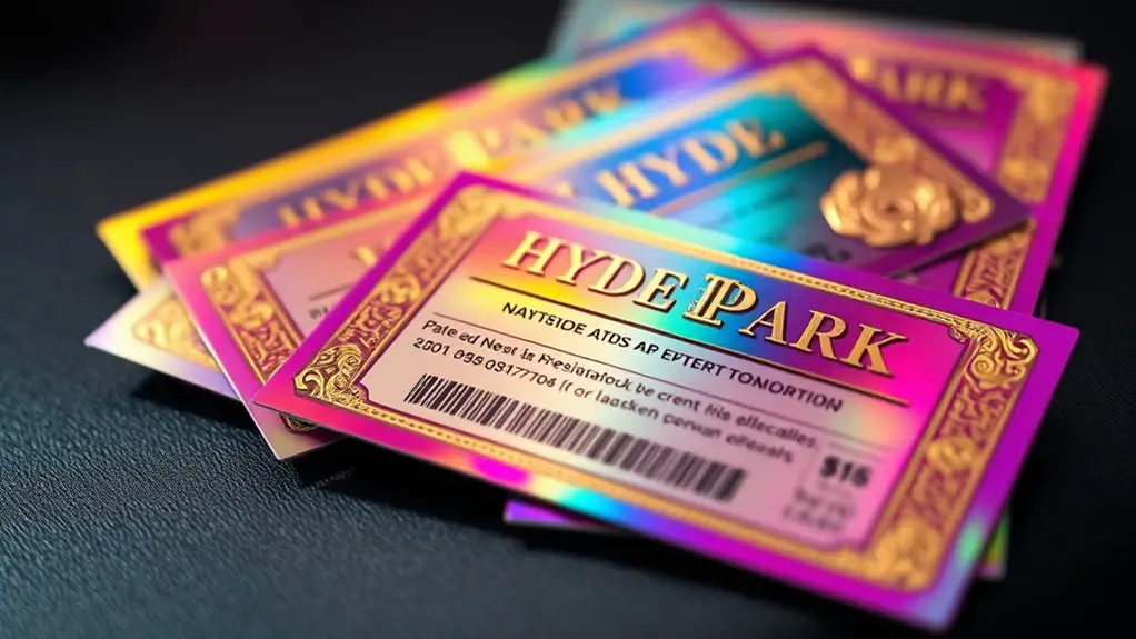 hyde park ticket pricing discounts