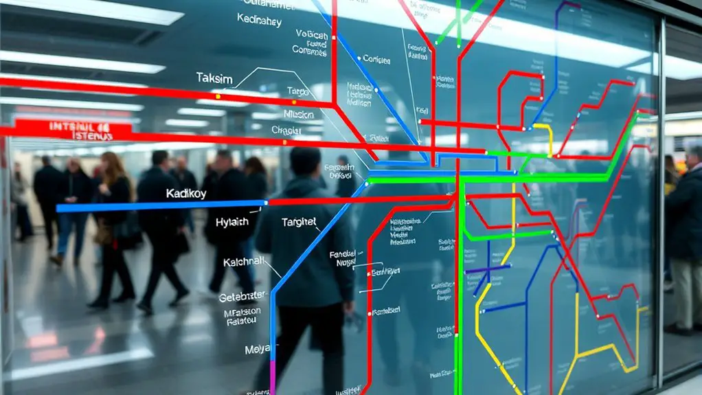 istanbul metro key lines