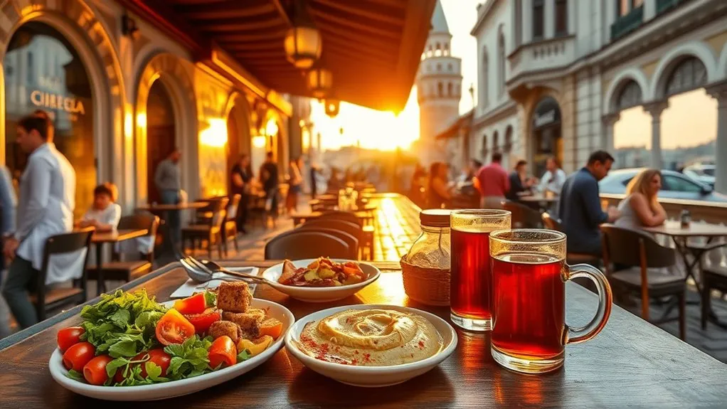 The Perfect Two Day Istanbul Itinerary Turkish dishes, street food, market produce, and traditional Istanbul desserts